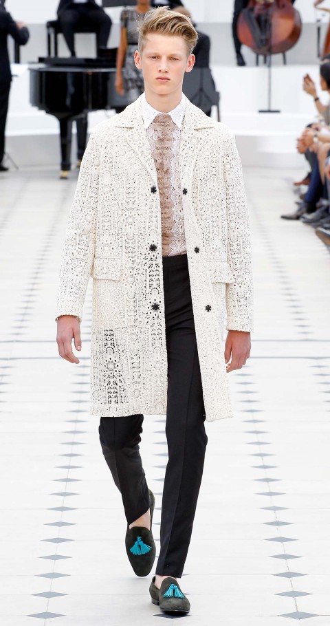 Burberry Prorsum - Spring 2016 Menswear cut - Ricamificio Paolo Italy - The Italian Embroidery