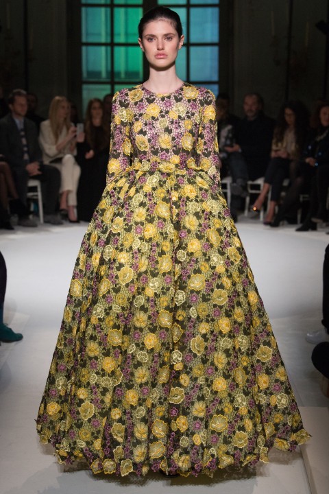 Giambattista Valli Haute Couture gennaio 2017 - Ricamificio Paolo Italy - The Italian Embroidery